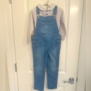 BabyGap overalls and JoJo Maman Bebe top
